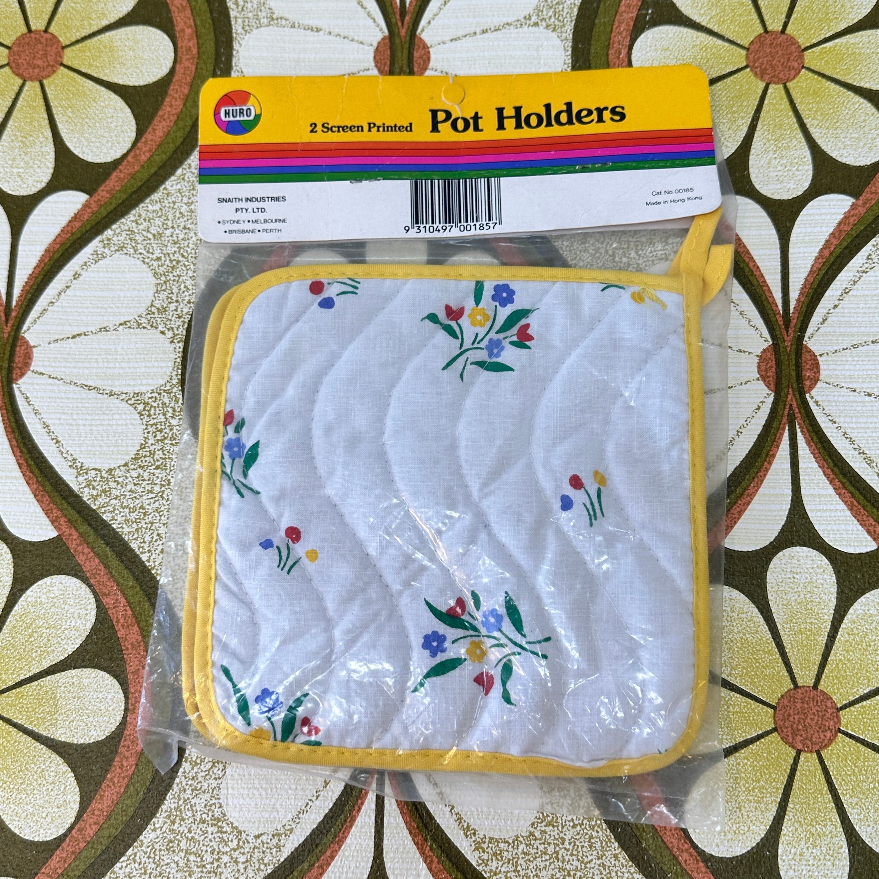 Retro Vintage POT HOLDER Floral