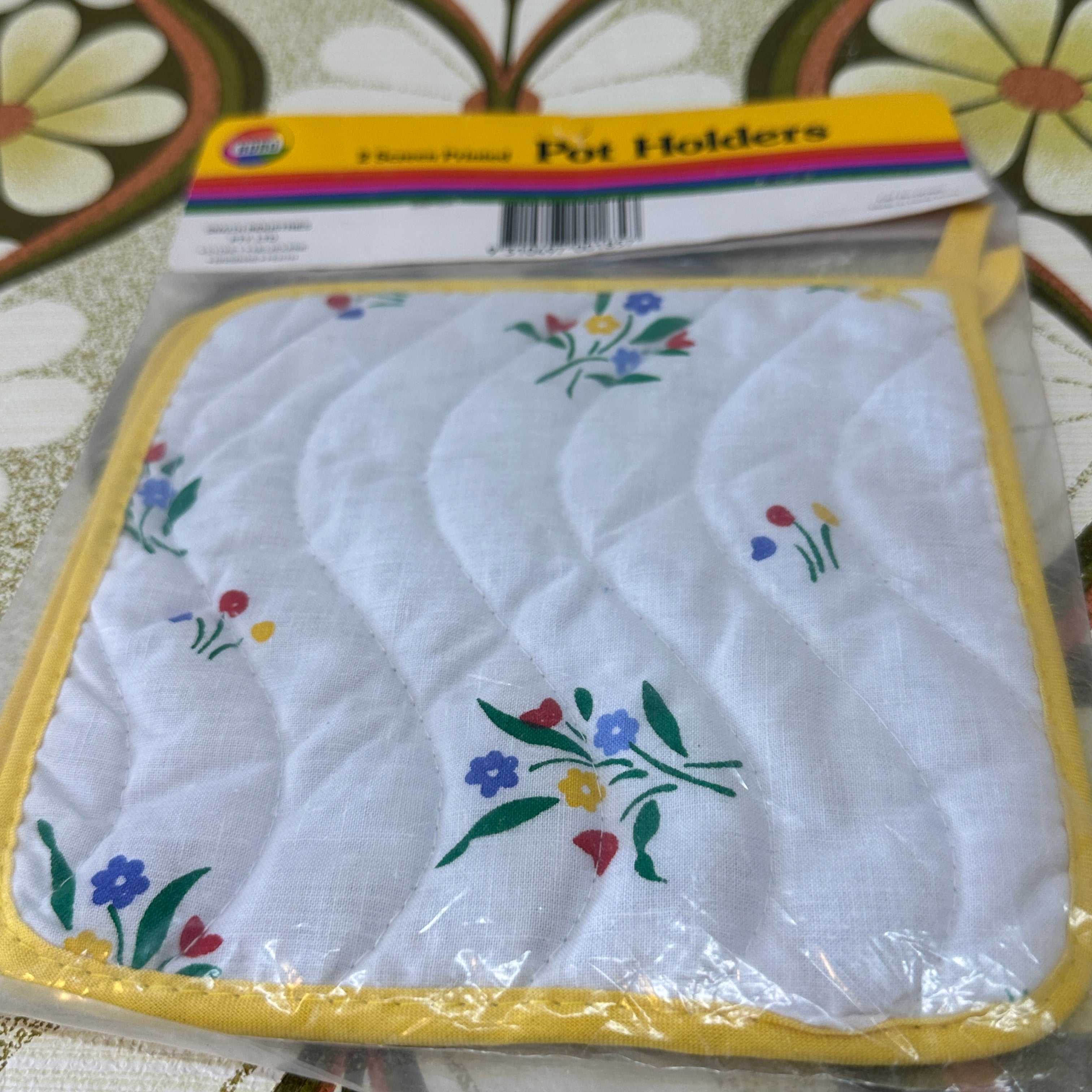 Retro Vintage POT HOLDER Floral