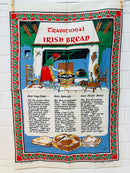 Retro Vintage Irish Bread Tea Towel