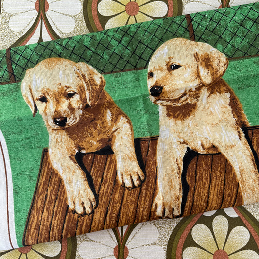 Irish Linen Tea Towel Guide DOGS Unused