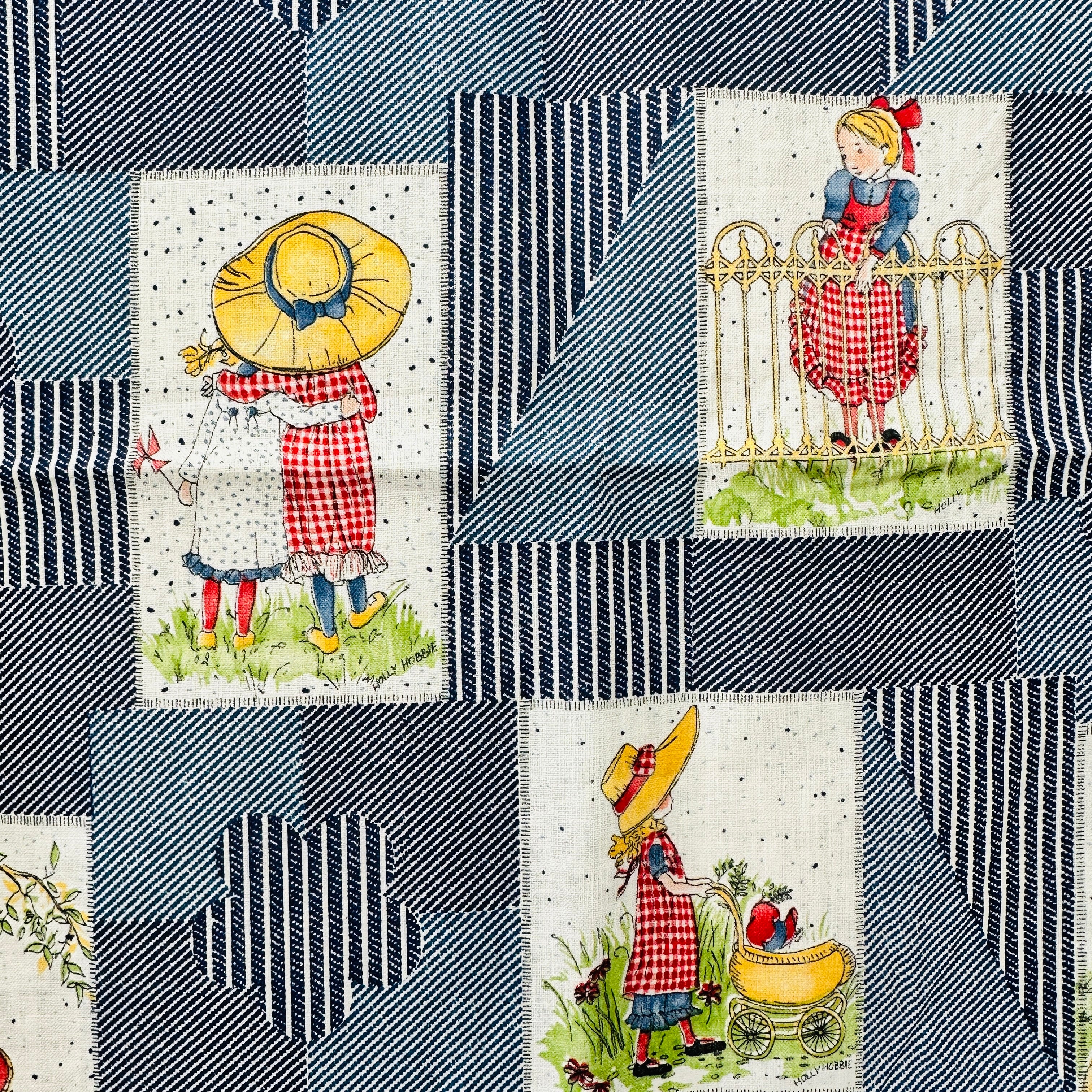 105cms Adorable VIntage Fabric Remnant Cotton