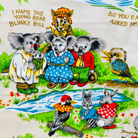 118cms Retro Blinky Bill Thick Cotton Fabric