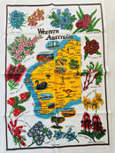 CRISP Unused Vintage Tea Towel WA