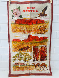 RED CENTRE Vintage Tea Towel Crisp