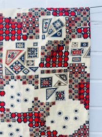 265cms Abstract Vintage Cotton Fabric