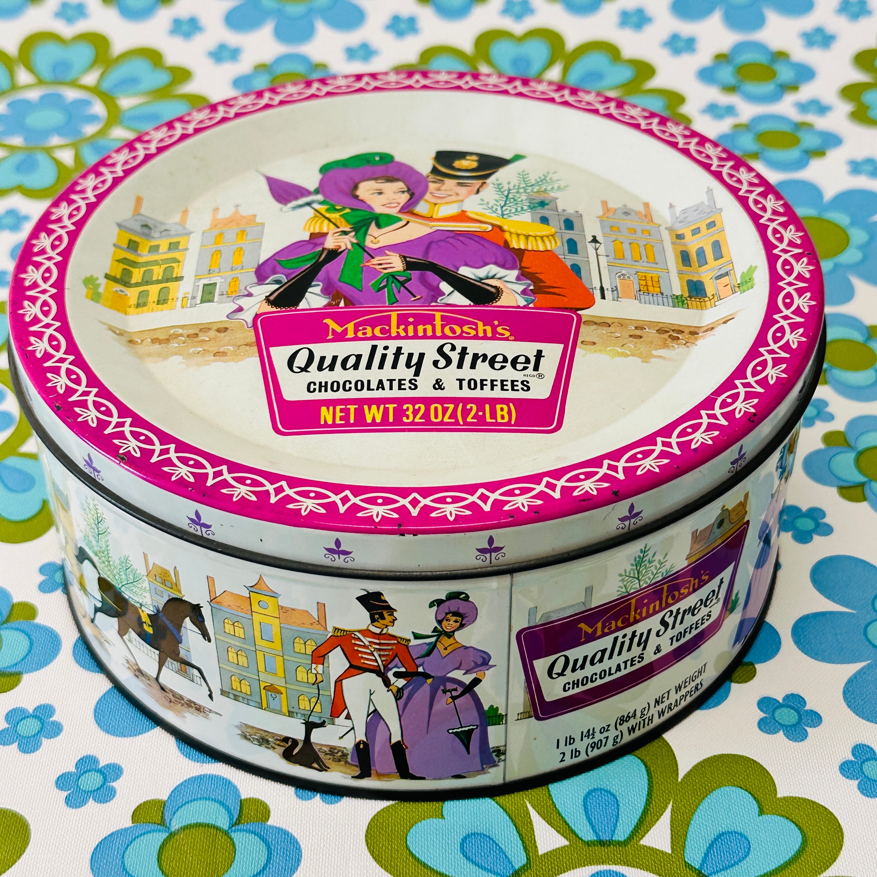 Wonderful VINTAGE Original Quality Street TIN