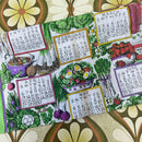 Vintage 2014 Calendar Tea Towel