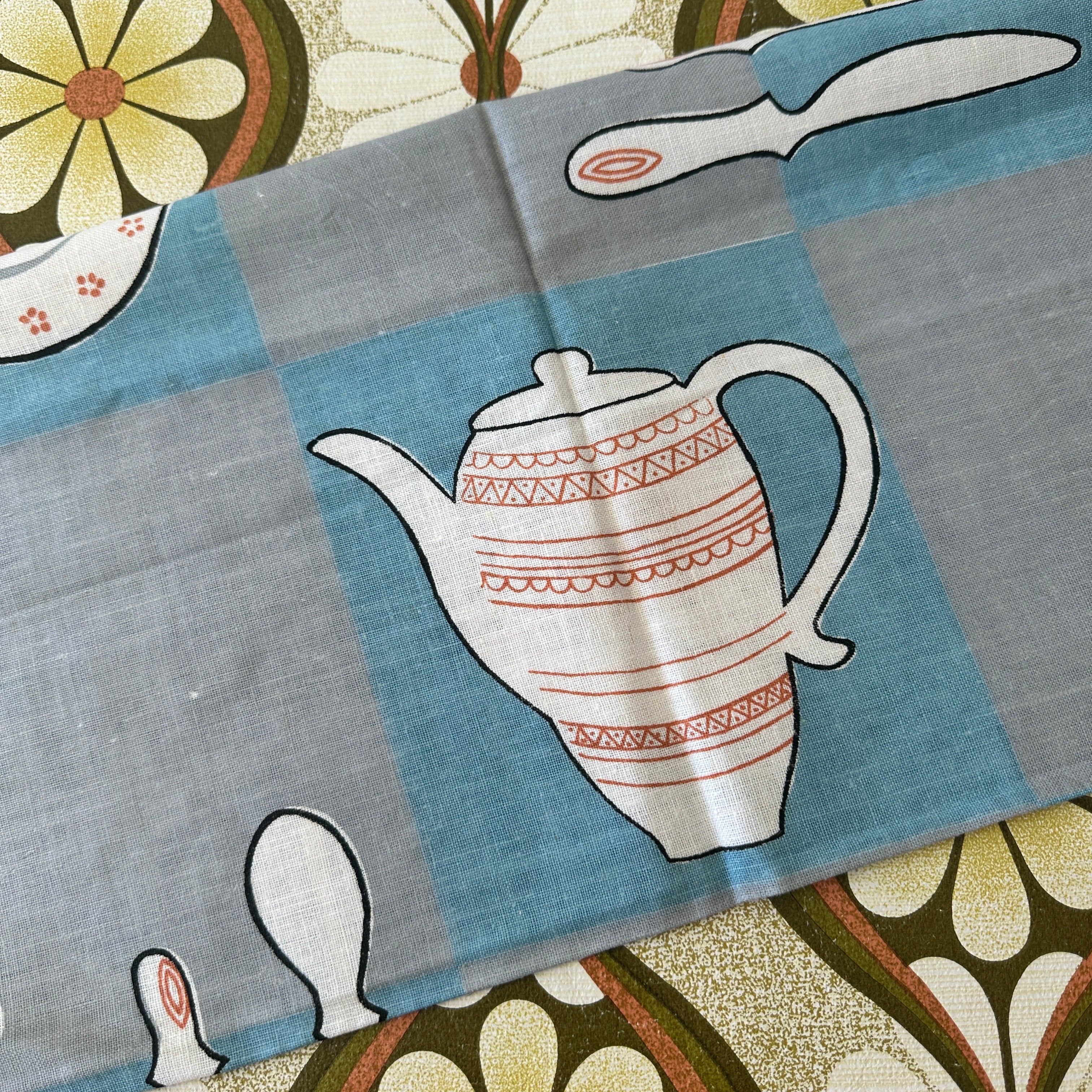 Linen Vintage Cotton Tea Towel UPCYCLE