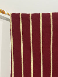 290cms Heavy Weight Maroon Striped Fabric