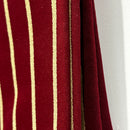 290cms Heavy Weight Maroon Striped Fabric