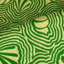 290cms Fab Retro Vintage Bright Green Fabric