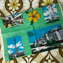 Vintage Canberra ACT Pure Linen Tea Towel