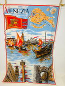 Vintage Venezia Venice Souvenir Cotton Tea Towel