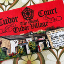 Tudor Court Village Tea Towel Vintage