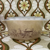 Medium PYREX Forest Fancies Mushrooms