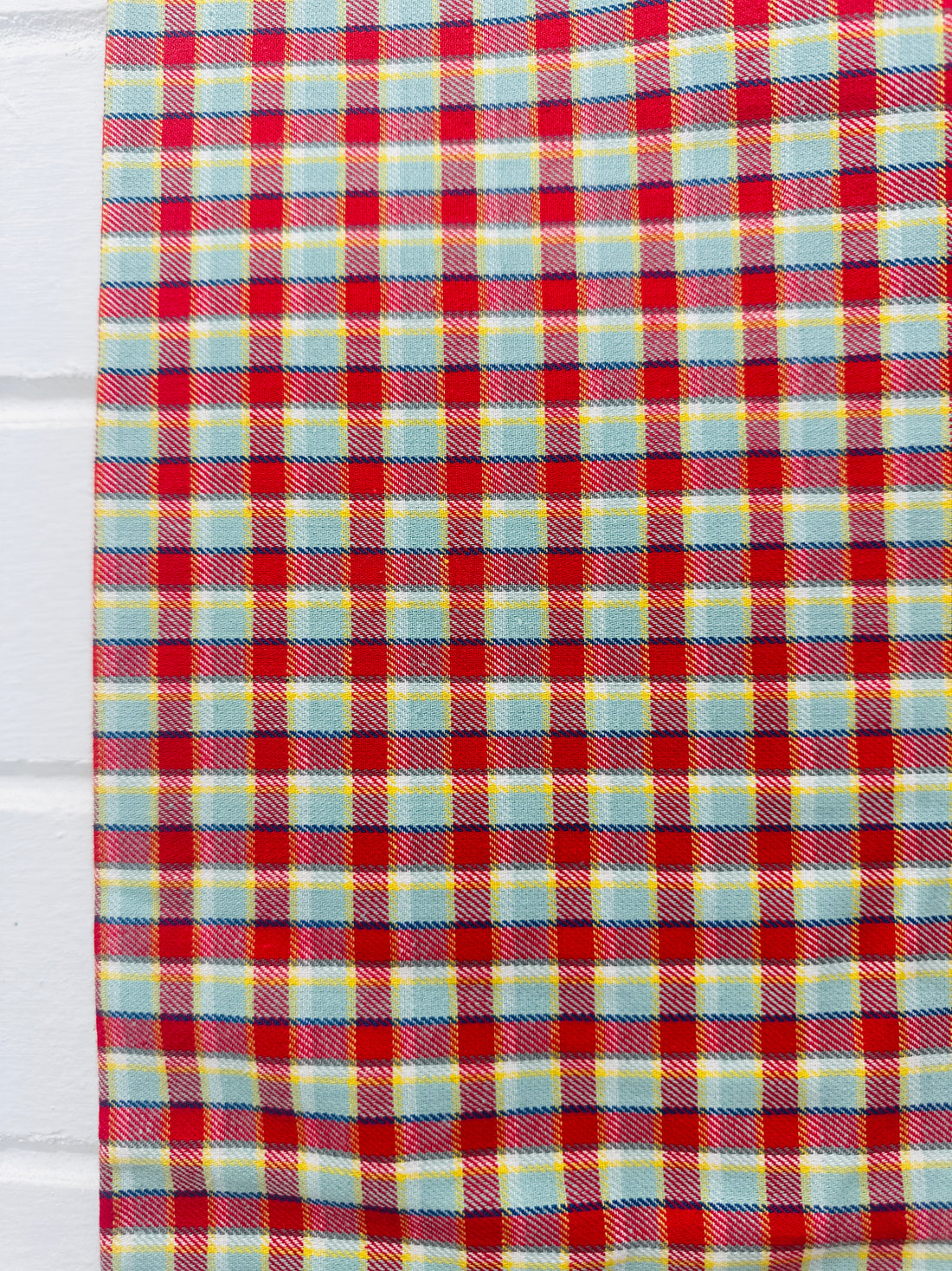 260cms Red & Blue Medium Weight Fabric Cotton