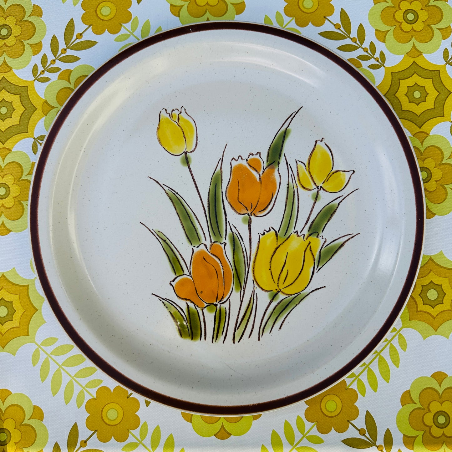 Huge Westway Tulip Plate STUNNING