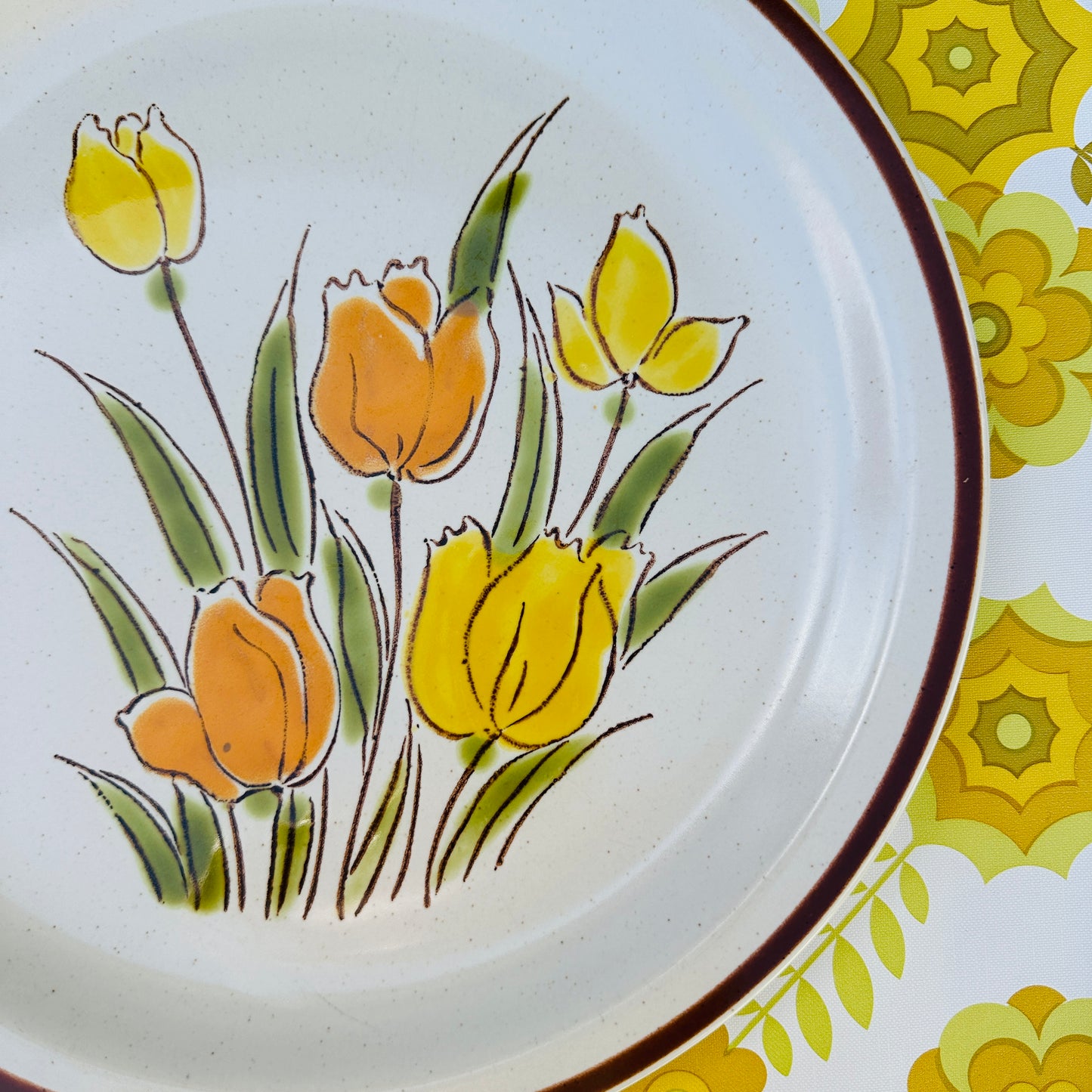 Huge Westway Tulip Plate STUNNING