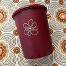 Vintage Maroon Tupperware Container