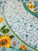 New Italian 100% Cotton Tablecloth Round