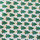 240cms Medium Weight Xmas Cotton Fabric Xmas Tree