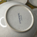 Vintage Japanese Stoneware Bowls | Set of 5