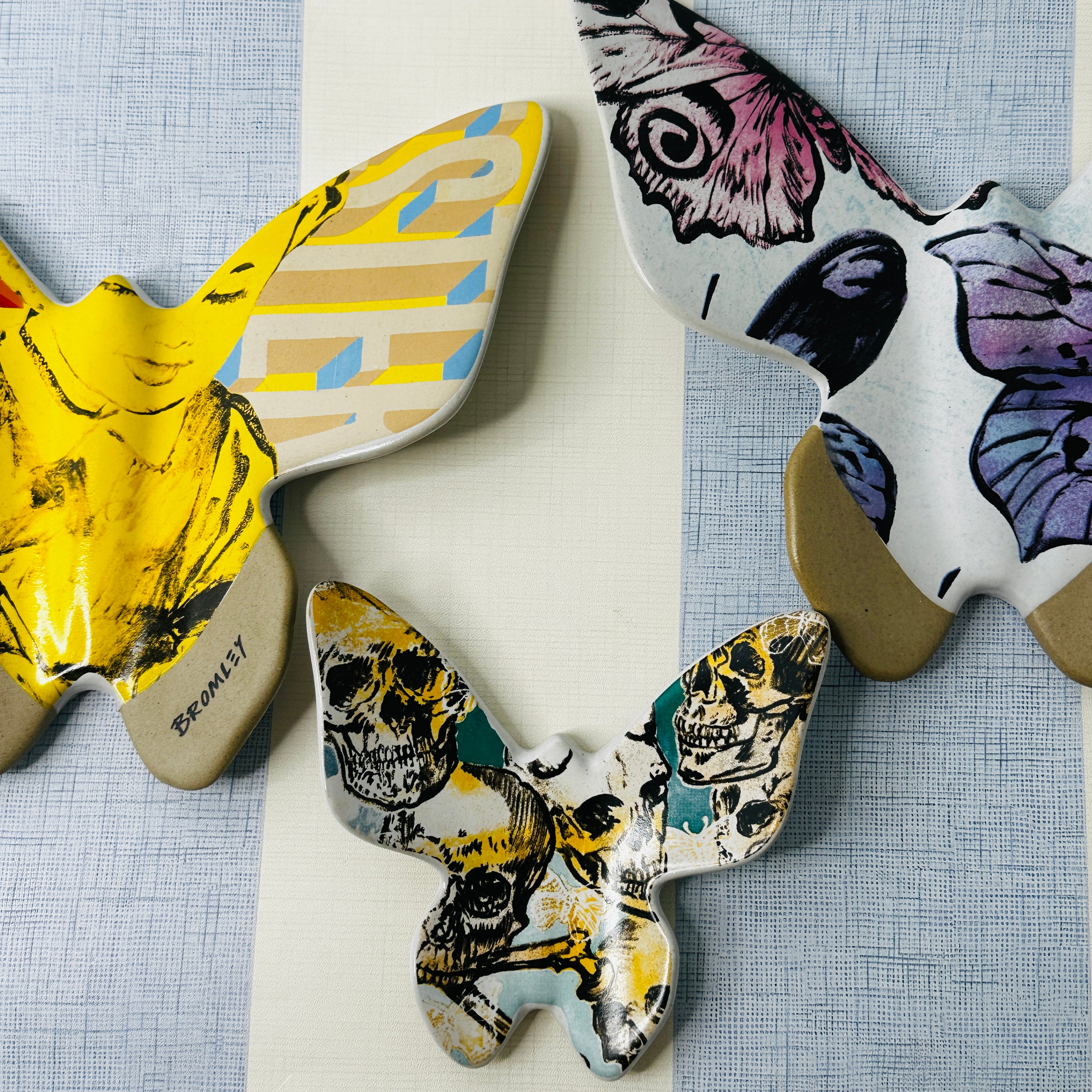 Robert Gordon x Bromley & Co Butterfly Wall Art | Set of 3