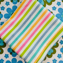 Vintage Cotton Candy Stripe Pillow Case