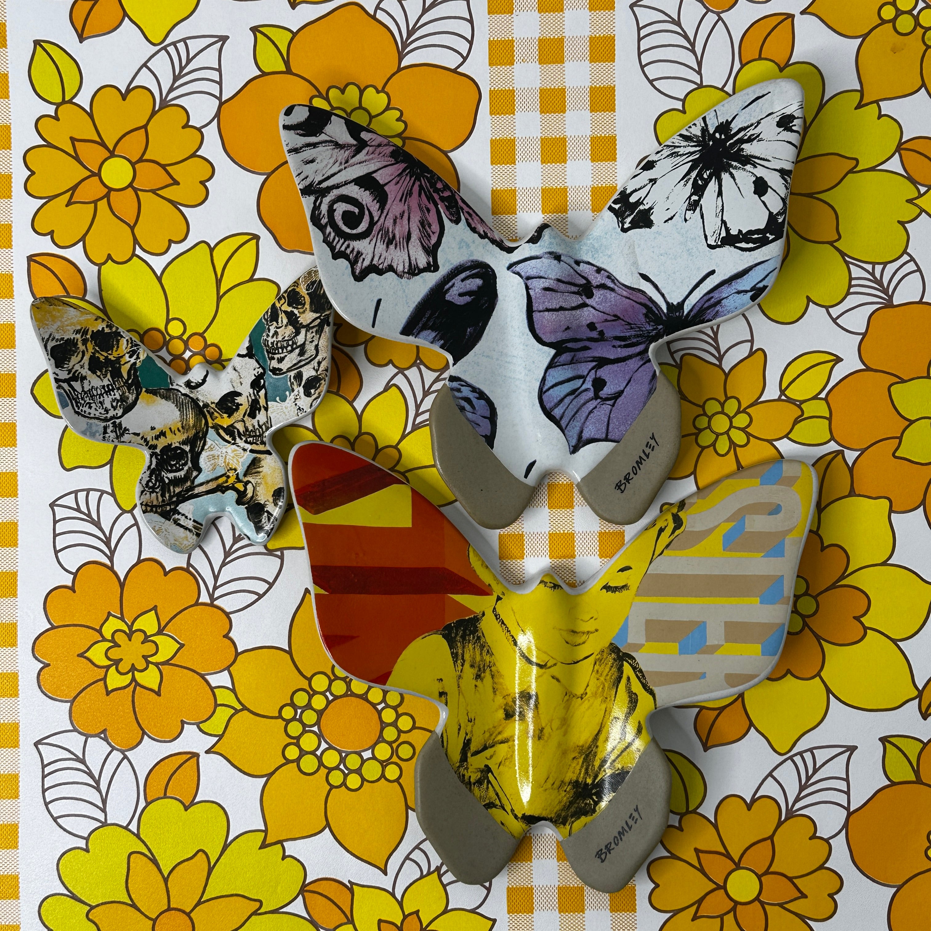 Robert Gordon x Bromley & Co Butterfly Wall Art | Set of 3