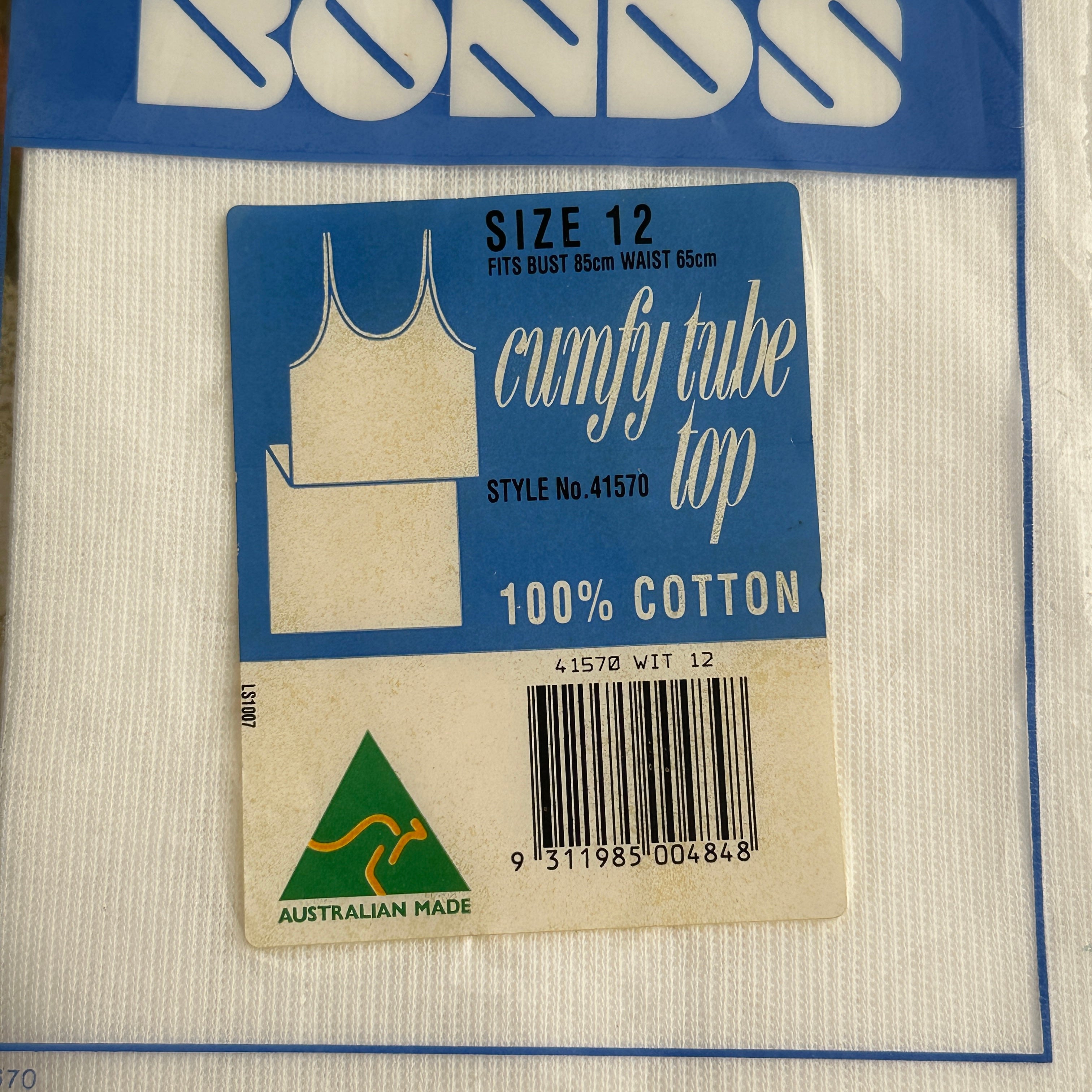 BONDS Retro Cotton Cumfy Tube Top