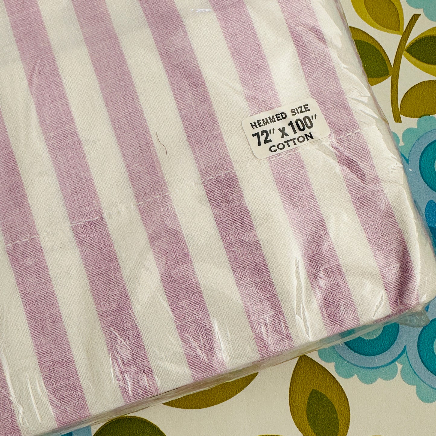 MYER Heritage Made in Australia Stripe Flat Sheet RETRO