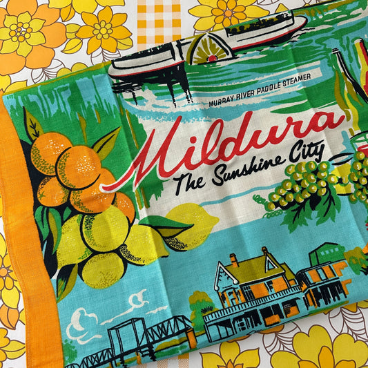 MILDURA Pure Linen Collectable Tea Towel