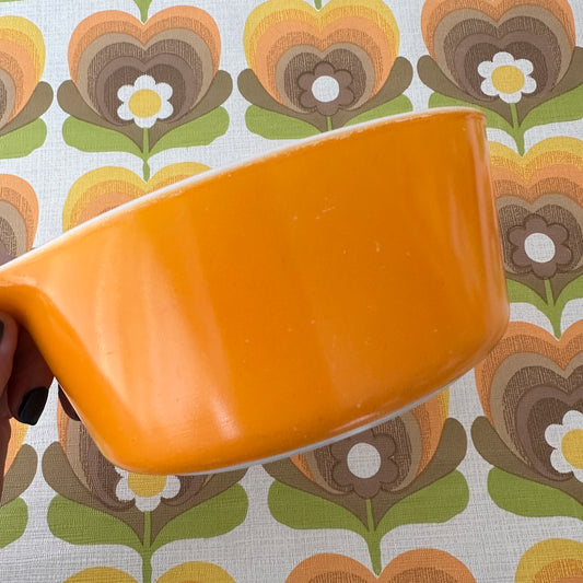 Orange RETRO Pyrex Vintage Kitchen Casserole DISH
