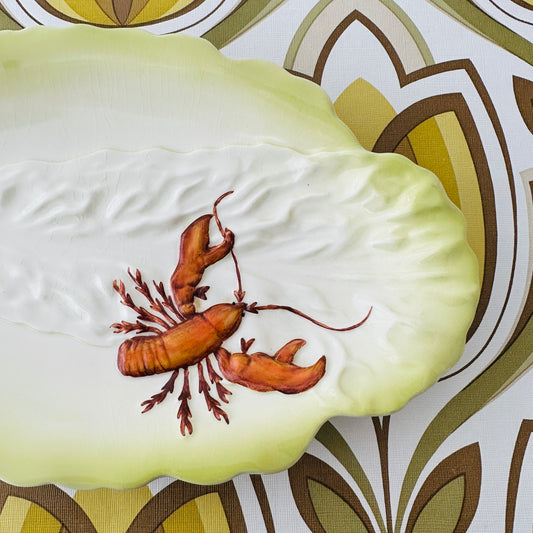 Carlton Ware Australian Design Lobster Serving Dish Hand Painted