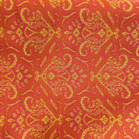 220cms Vintage RETRO Crimplene FABRIC Bright Orange