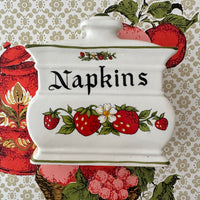 JAPAN Napkin Holder Vintage Kitsch Kitchen