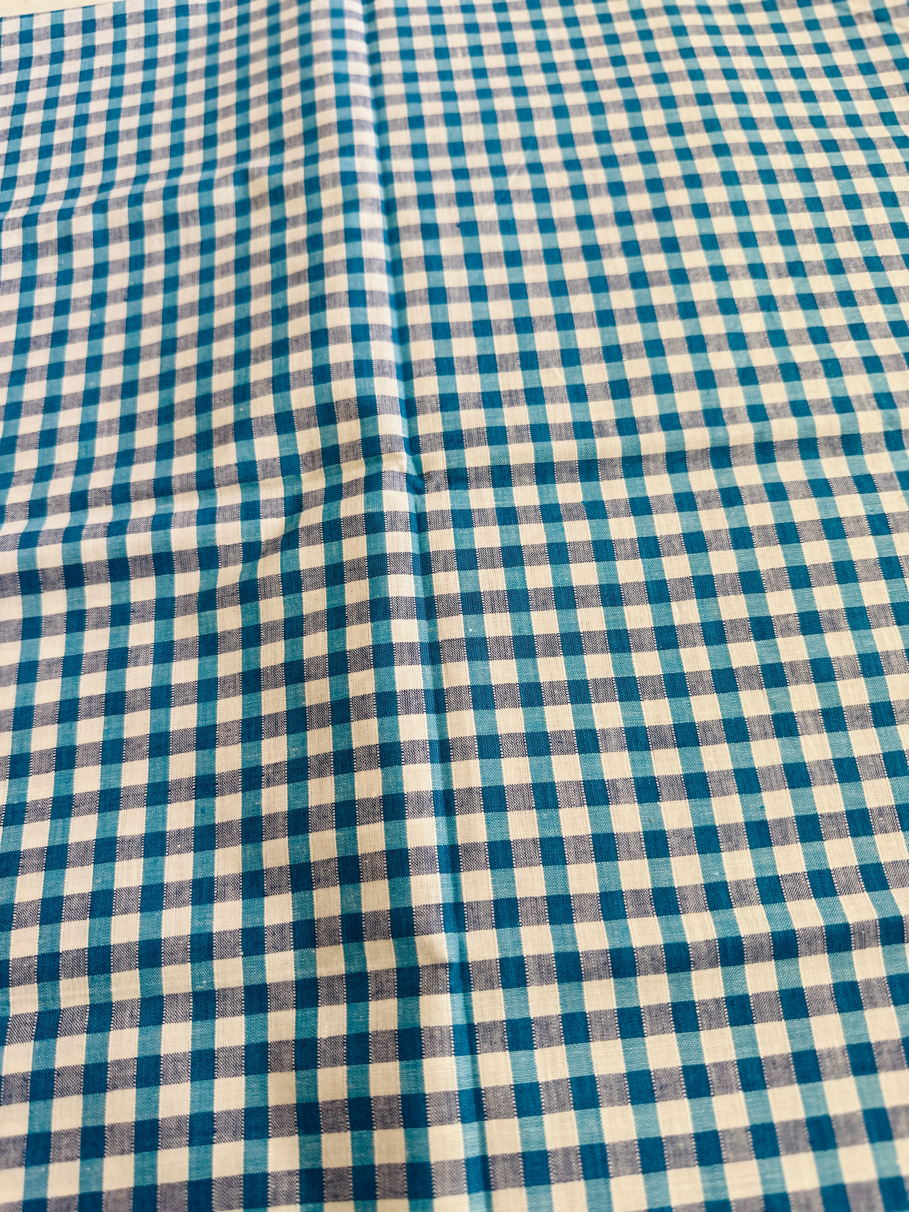 190cms Vintage Cotton Gingham FABRIC