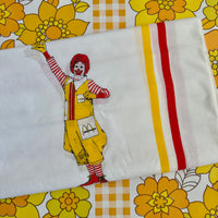 RETRO Vintage Ronald McDonald Pillow CASE