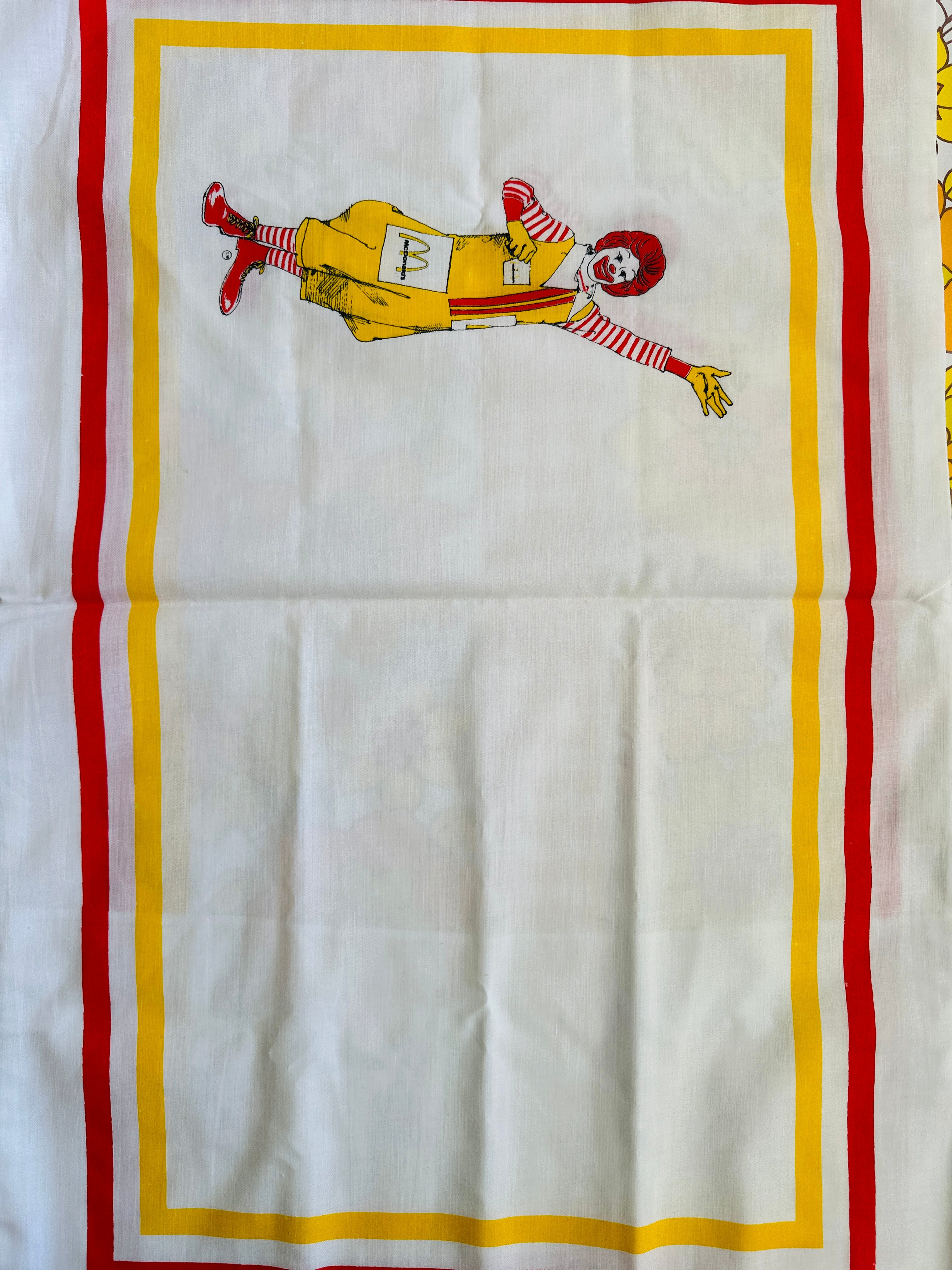 RETRO Vintage Ronald McDonald Pillow CASE