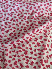 260cms Adorable Pink & White Nylon FABRIC