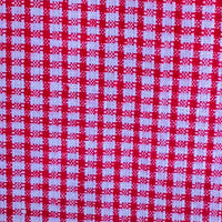 225cms Vintage Red & White Fabric Craft