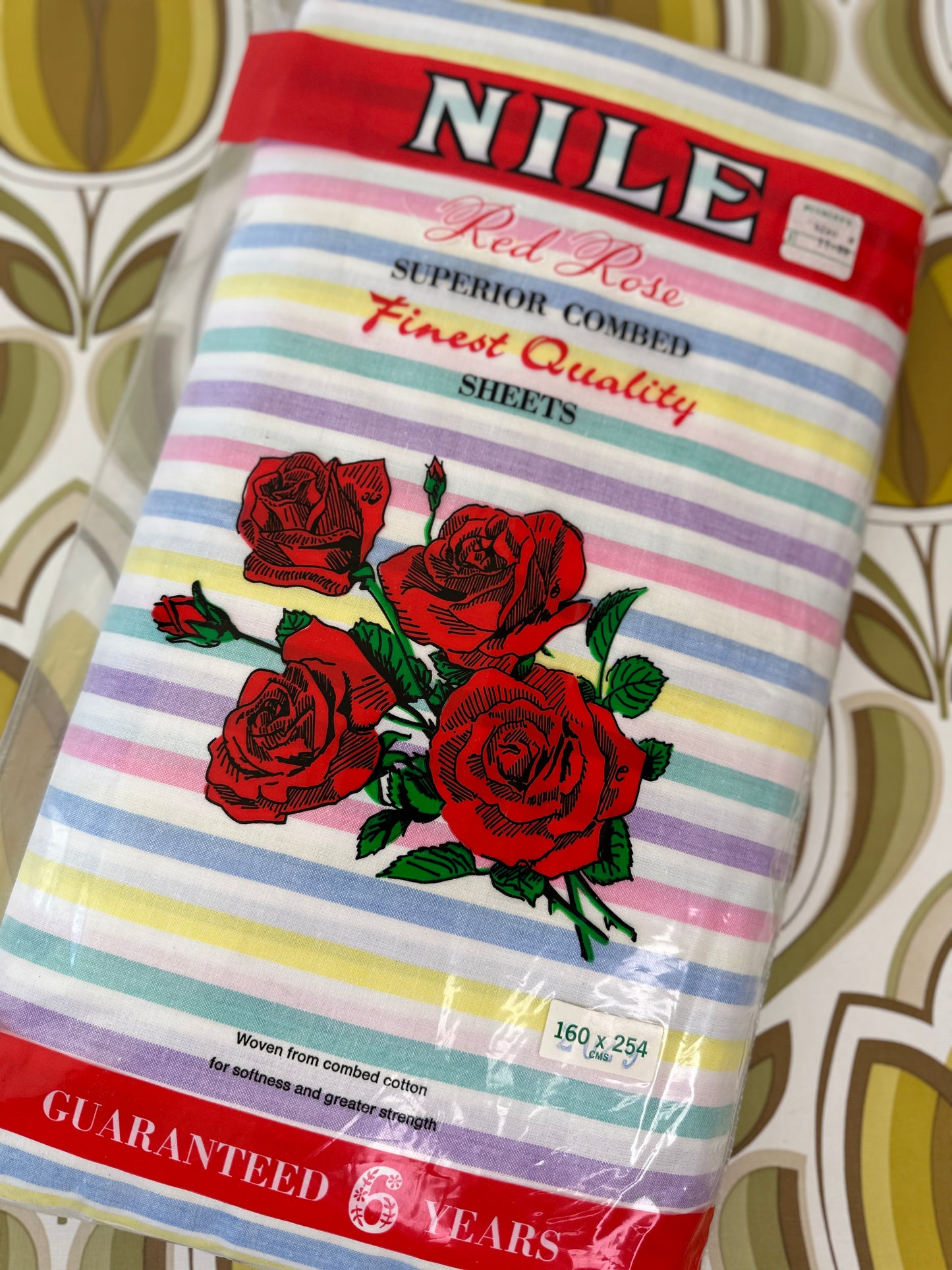 NILE Sheets New OLD Stock Candy Stripes