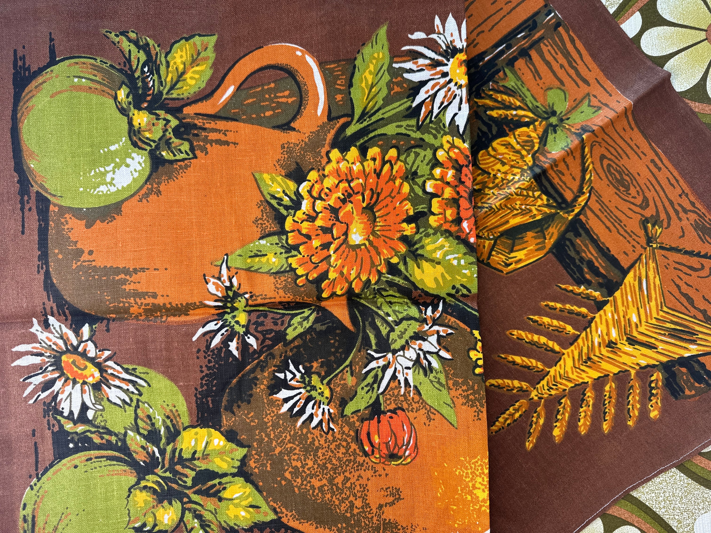 New Old Stock Retro Cotton TEA TOWEL