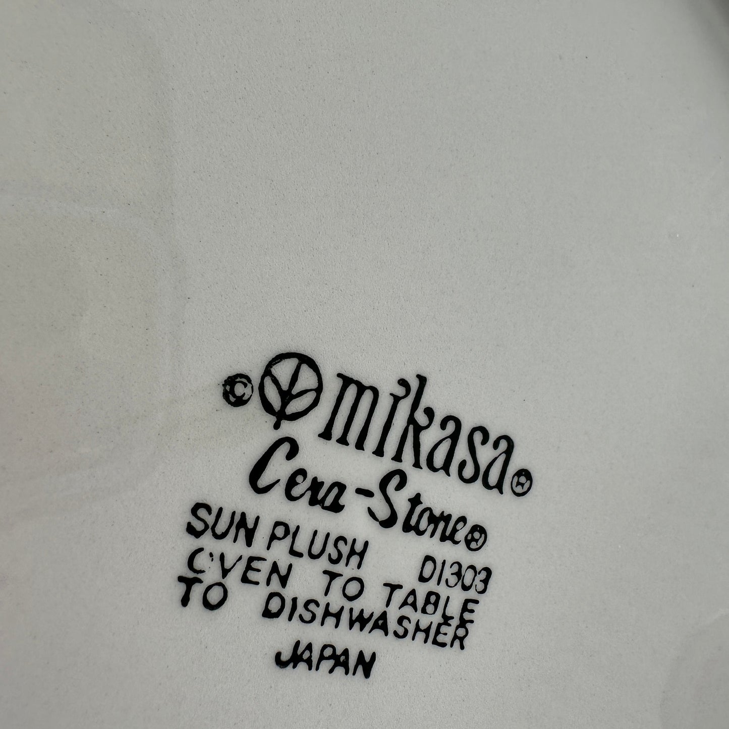 # 7 JAPAN Mikasa Large Plate MINT Cond VINTAGE