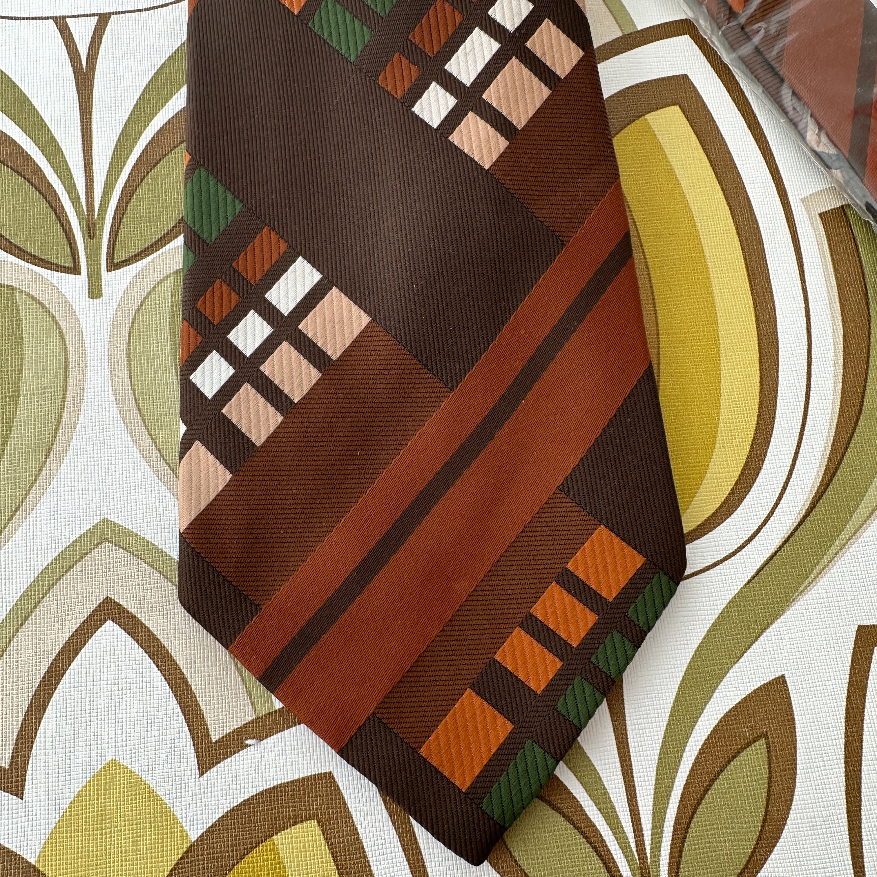 Ban-Lon Unworn MENS TIE Retro Print