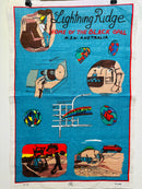 Lightning Ridge Vintage Souvenir TEA TOWEL