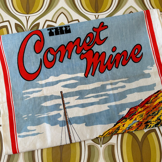 The Comet Minet Souvenir Tea Towel