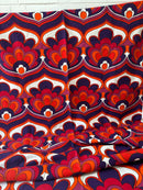 Sold by METRE ~ 110cms WIDE RETRO Vintage Rowe Ashley FABRIC Upholstery