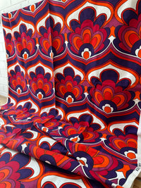 Sold by METRE ~ 110cms WIDE RETRO Vintage Rowe Ashley FABRIC Upholstery