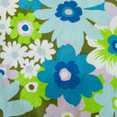 Vintage Floral Retro Cotton Sheet